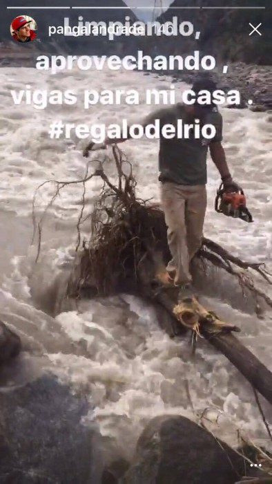 Captura | Pangal Andrade / Instagram