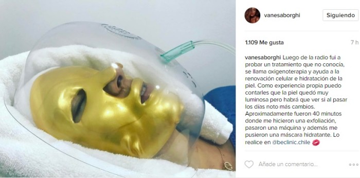 El llamativo tratamiento de belleza que Vanessa Borghi mostró a través de Instagram - Imagen 3