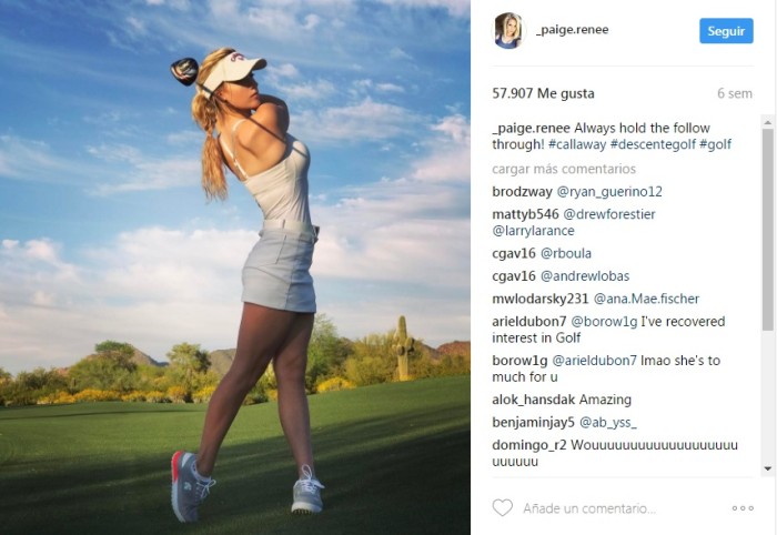 La Golfista Estadounidense Paige Spiranac Fue V Ctima De Filtraci N De Fotos Ntimas