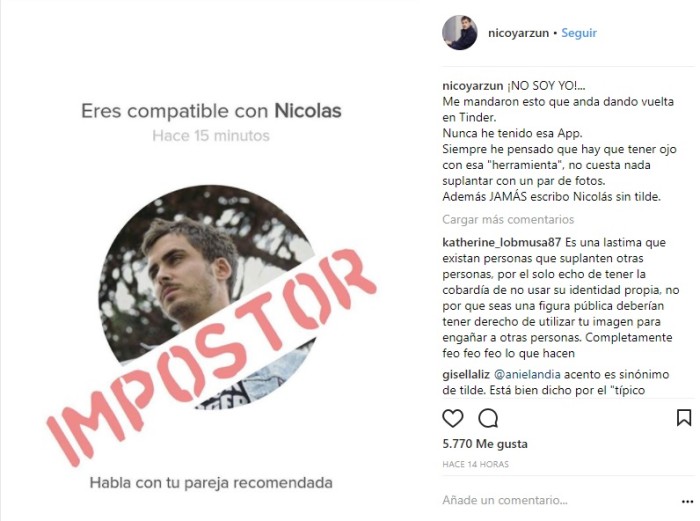 Nicolás Oyarzún | Instagram