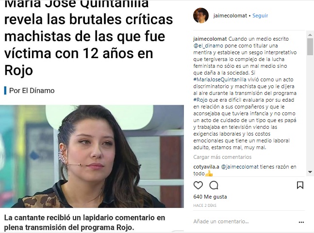 Jaime Coloma | Instagram