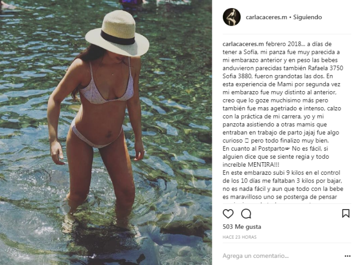 Carla Cáceres | Instagram