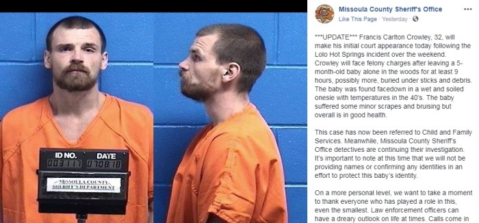 Missoula County Sheriff's Office | Captura Facebook