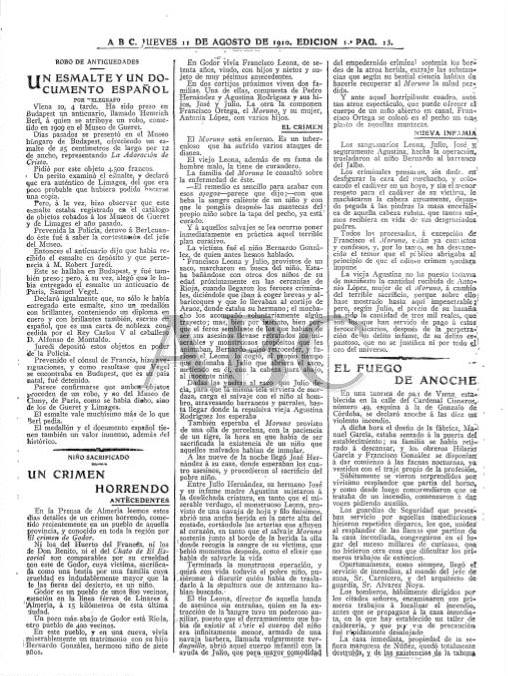 El documento de 1910 | ABC España