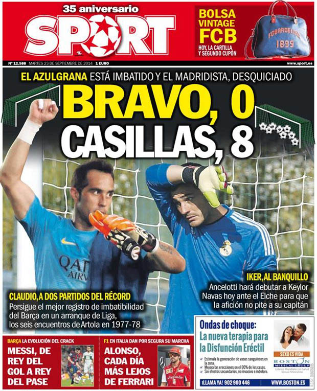 Portada diario Sport | sport.es