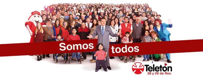 La selfie con la que famosos rostros de la TV invitaron a colaborar con la Teletón