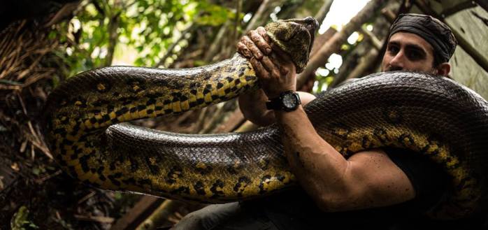 La razón por la que un presentador quería ser tragado vivo por una anaconda