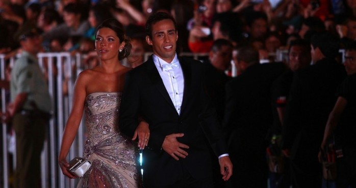 Un 'loquillo': Jorge Valdivia fue el florero de mesa en matrimonio de Vidal