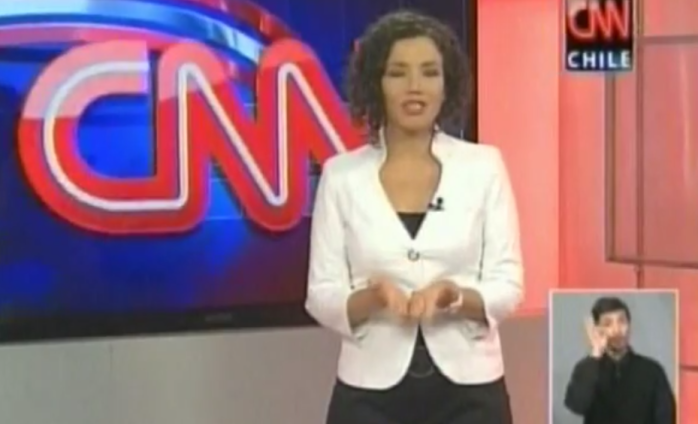 La pesada y trillada broma de guapa periodista a la Universidad de Chile