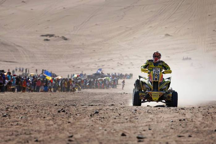 Dakar: Casale pierde la punta pero otro chileno gana la 9º etapa en quads