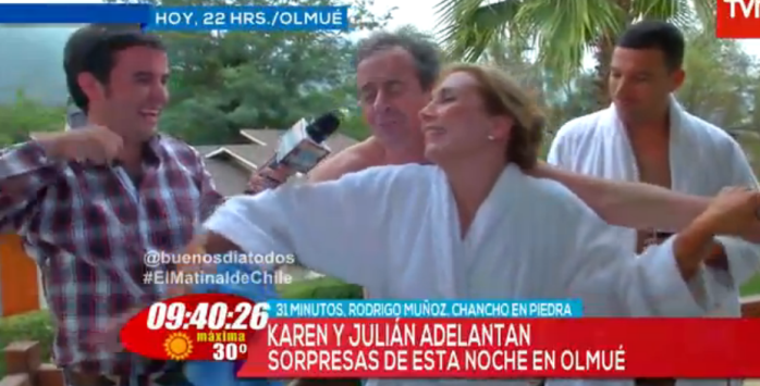 Jorge Hevia impresiona con sus oblicuos en el 'Buenos días a Todos'