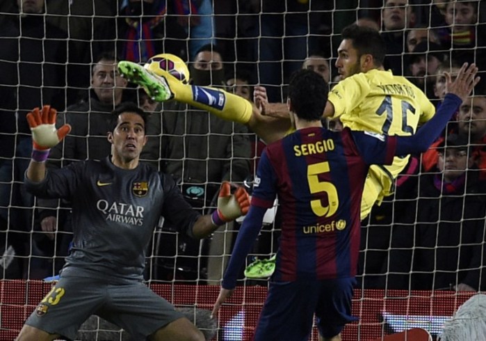 Barcelona con Bravo de titular sufrió una dura derrota en la liga española