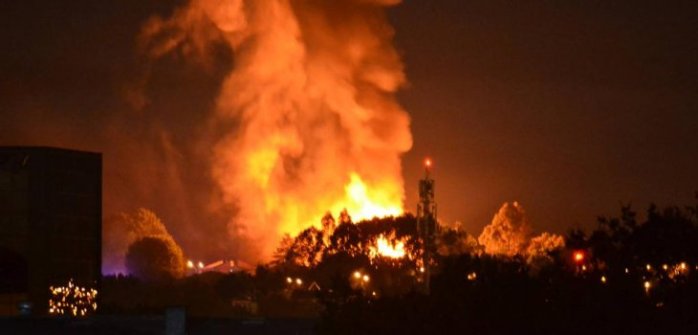 Incendio destruyó parte del liceo Rahue de Osorno