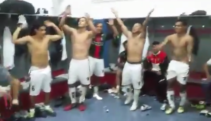 Al ritmo de 'La cumbia de los Trapos' Palestino celebró en Uruguay