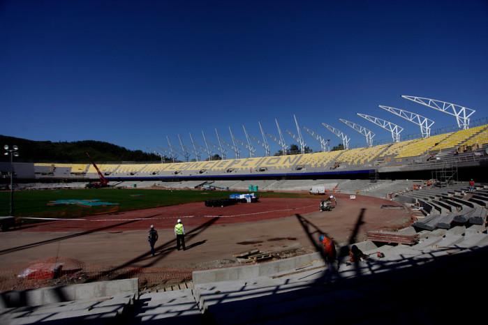 Peligran avances del estadio de Concepción de cara a Copa América