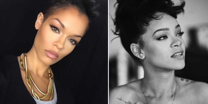 Tapan en burlas a Chris Brown porque su novia es igual a su ex, Rihanna