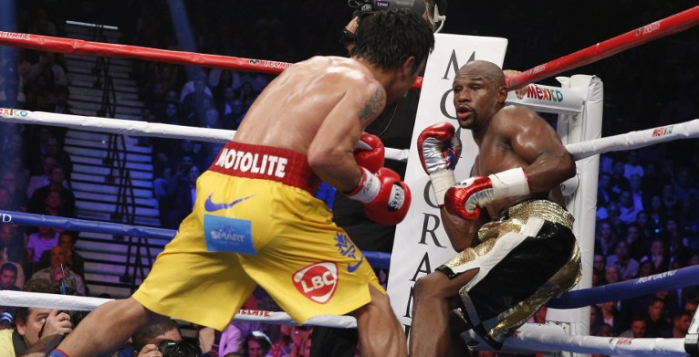 ¡Golpe bajo! Mayweather “trolleó” en mala a Pacquiao por sus “excusas”