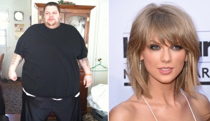 Este hombre logró bajar 180 kilos ejercitando con música de Taylor Swift