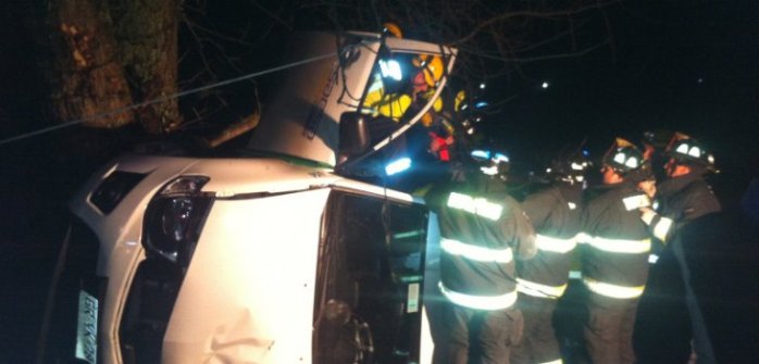 Dos muertos y dos heridos dejó violenta colisión entre auto y camioneta en Osorno