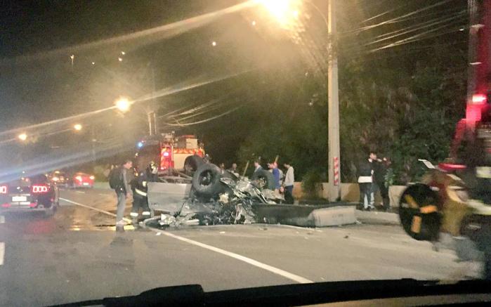 Dos muertos y un herido grave deja un accidente de tránsito en Viña del Mar