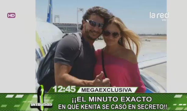 Revelan que María Eugenia Larraín se casó en secreto con empresario