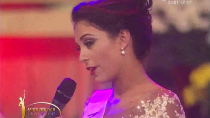 Así se defendió Giovana Salazar por absurda respuesta en Miss Bolivia Universo 2015