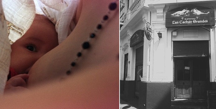 Local de Valparaíso arrasó entre las mamás que dan pecho con este letrero