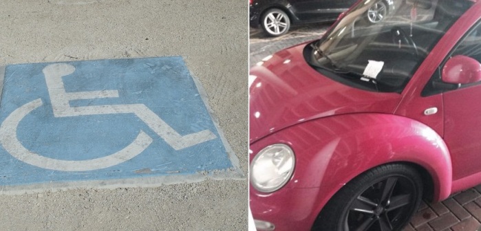 Sujeto ocupó estacionamiento para discapacitados: Este duro mensaje halló