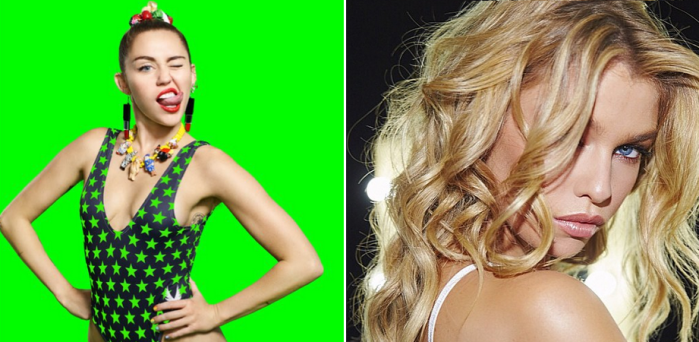 Miley Cyrus se atrevió: Posó en topless con su supuesta novia supermodelo