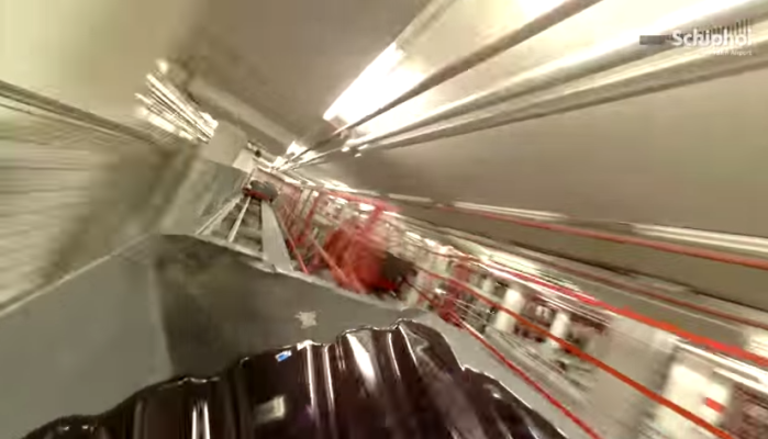 Fascinante video registra alucinante viaje de equipaje en 