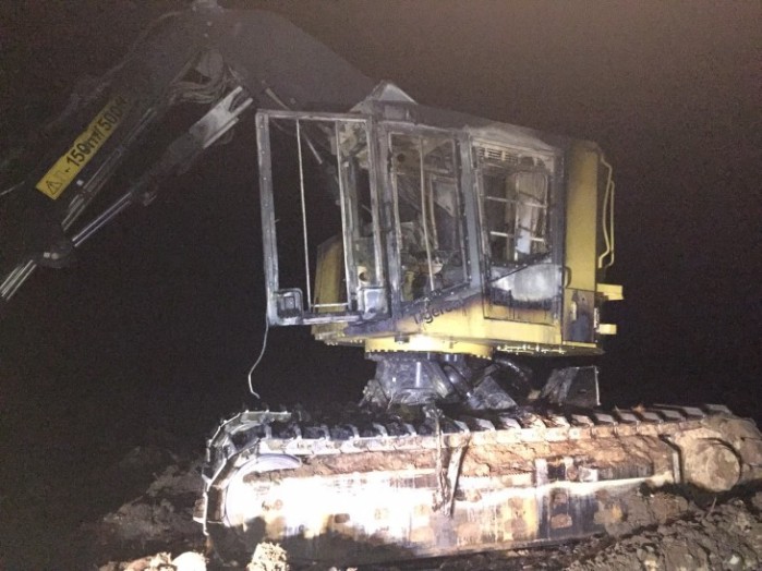 Al menos 3 máquinas quemadas deja nuevo ataque incendiario en Angol