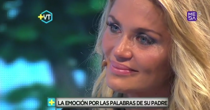 Kenita Larraín se quiebra en llanto con emotivo mensaje de su padre