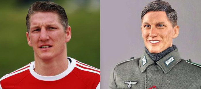 Bastian Schweinsteiger demandará a empresa que lo convirtió en un soldado nazi
