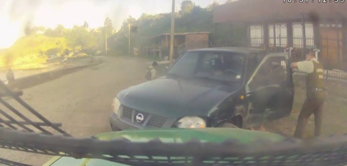 Video revela momento en que sargento de Carabineros dispara contra delincuente en Lota