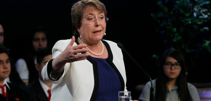 Bachelet confirma que proyecto de educación superior se enviará en diciembre y no después