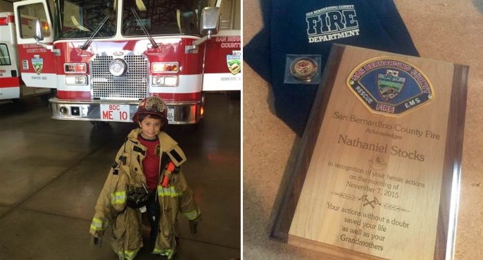 Niño de 5 años logró salvar a su abuela y a su gato de incendio gracias a su accionar