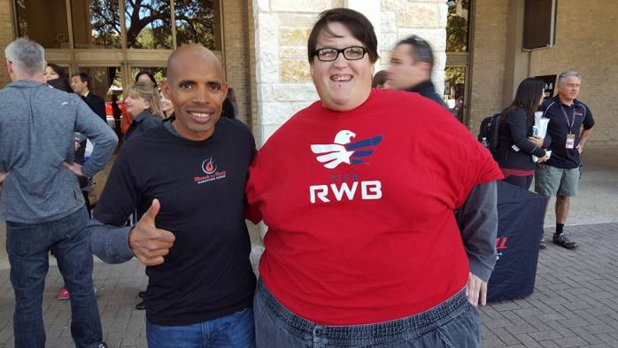 Derek Mitchel, el corredor de 215 kilos que destaca por su perseverancia: ha perdido 45