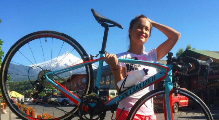 Así fue la participación de Francini Amaral en el 'Ironman Promocional' de Pucón