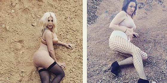 Actriz australiana comparte divertidas fotos parodiando a famosos