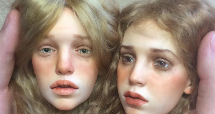 De miedo: El hiperrealista trabajo de artista ruso que hace muñecas 'humanas'