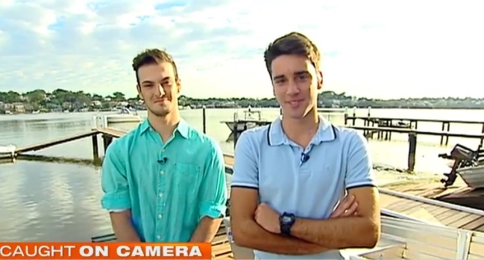 Estos amigos lograron grabar el momento exacto en que un rayo casi los mata
