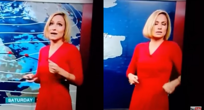 Meteoróloga que se desmaya durante transmisión en vivo se vuelve viral