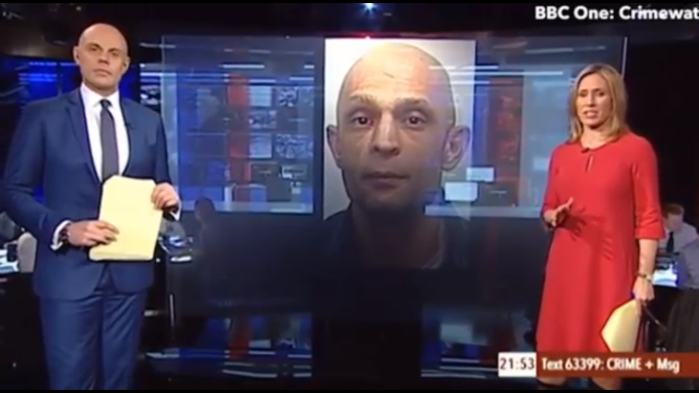 El hilarante parecido entre un conductor de TV y peligroso criminal buscado