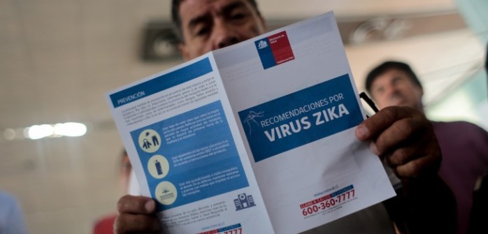 Turista proveniente de Colombia es el primer caso confirmado del virus Zika en Chile