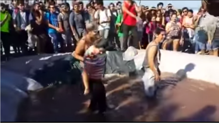 Joven resultó lesionado tras feroz 