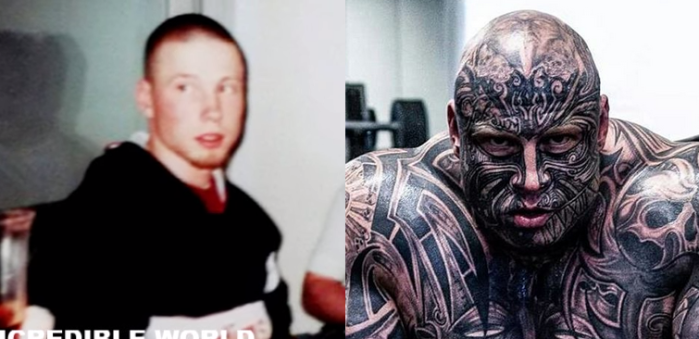 El impresionante cambio de joven para lucir como villano de caricatura