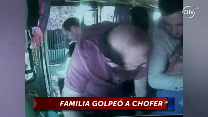 Familia golpeó brutalmente a chofer de la locomoción colectiva en Concepción