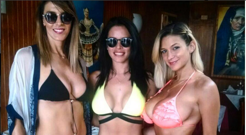 Candidatas a reinas se lucieron pisando uvas en San Javier