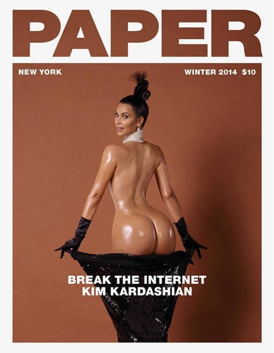 Kim Kardashian y su famosa portada para la revista Paper