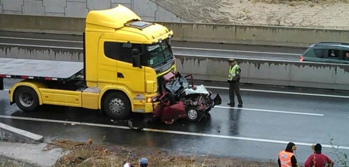Accidente en ruta que une Concepción y Cabrero deja 4 muertos